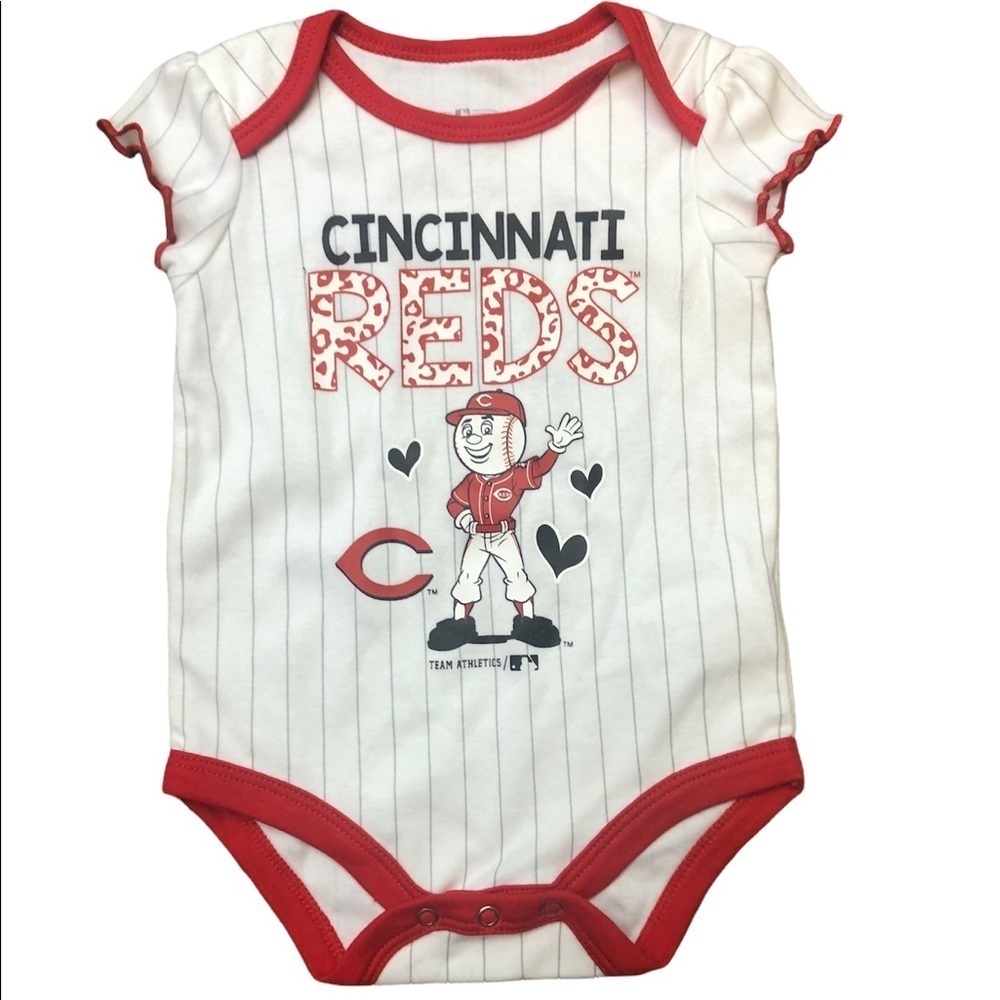Cincinnati Reds Baby Girl Onesie